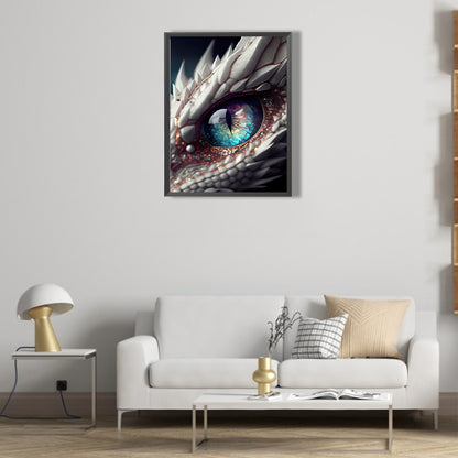 Dragon Eyes - AB Round Drill Diamond Painting 40*55CM