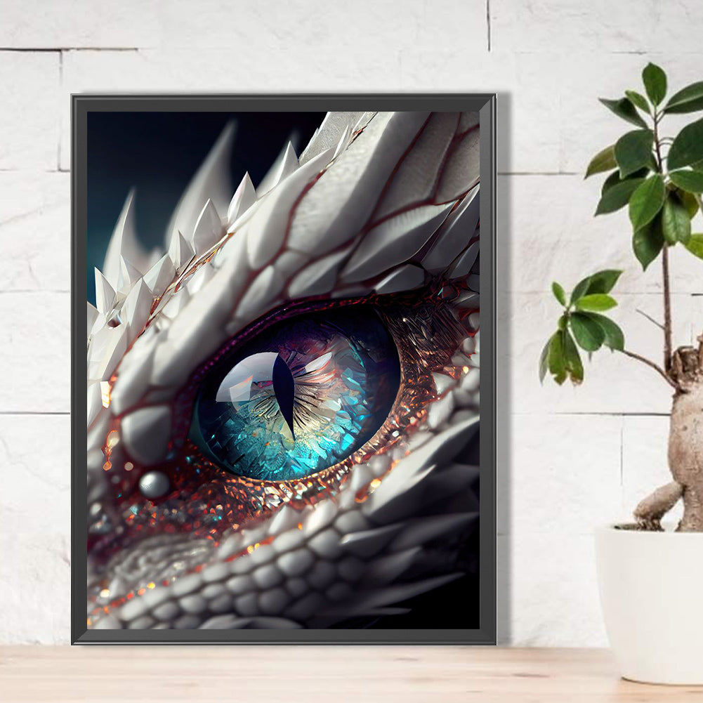 Dragon Eyes - AB Round Drill Diamond Painting 40*55CM