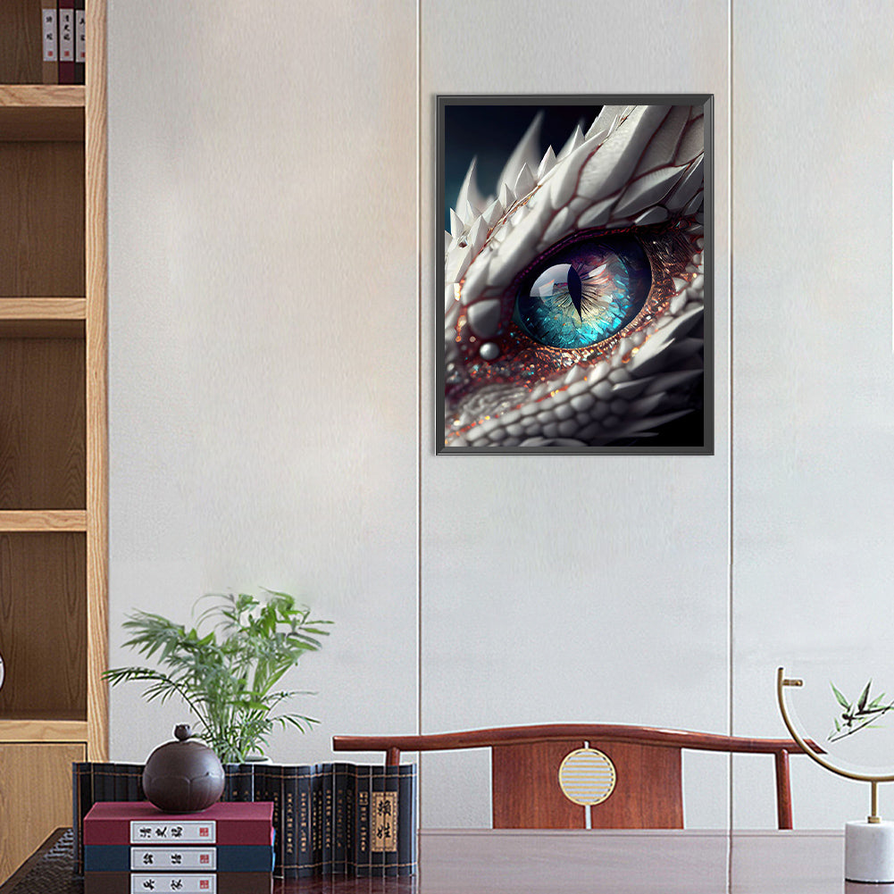 Dragon Eyes - AB Round Drill Diamond Painting 40*55CM