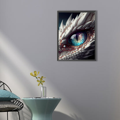 Dragon Eyes - AB Round Drill Diamond Painting 40*55CM