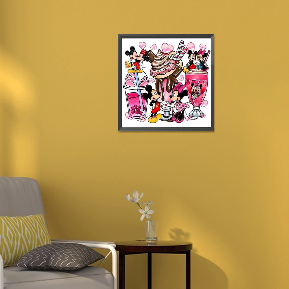 Mickey Mouse Mug Painting - Full Round Drill Diamond Painting 30*30CM