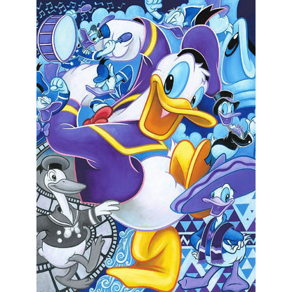 Donald Duck And Mickey Mouse - Full Round Drill Diamond Painting 30*40CM