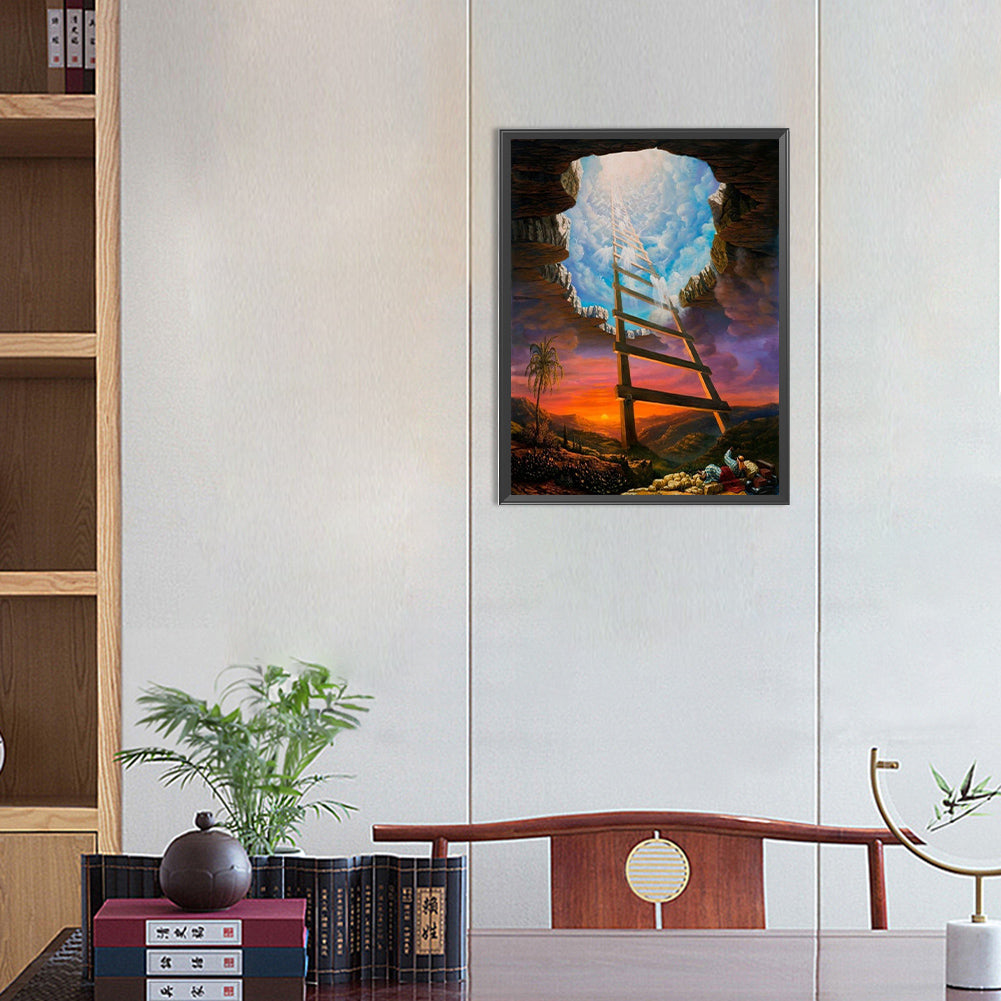 Ladder Of Redemption - Full Round Drill Diamond Painting 30*40CM