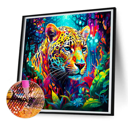 Leopard - Full Round Drill Diamond Painting 30*30CM