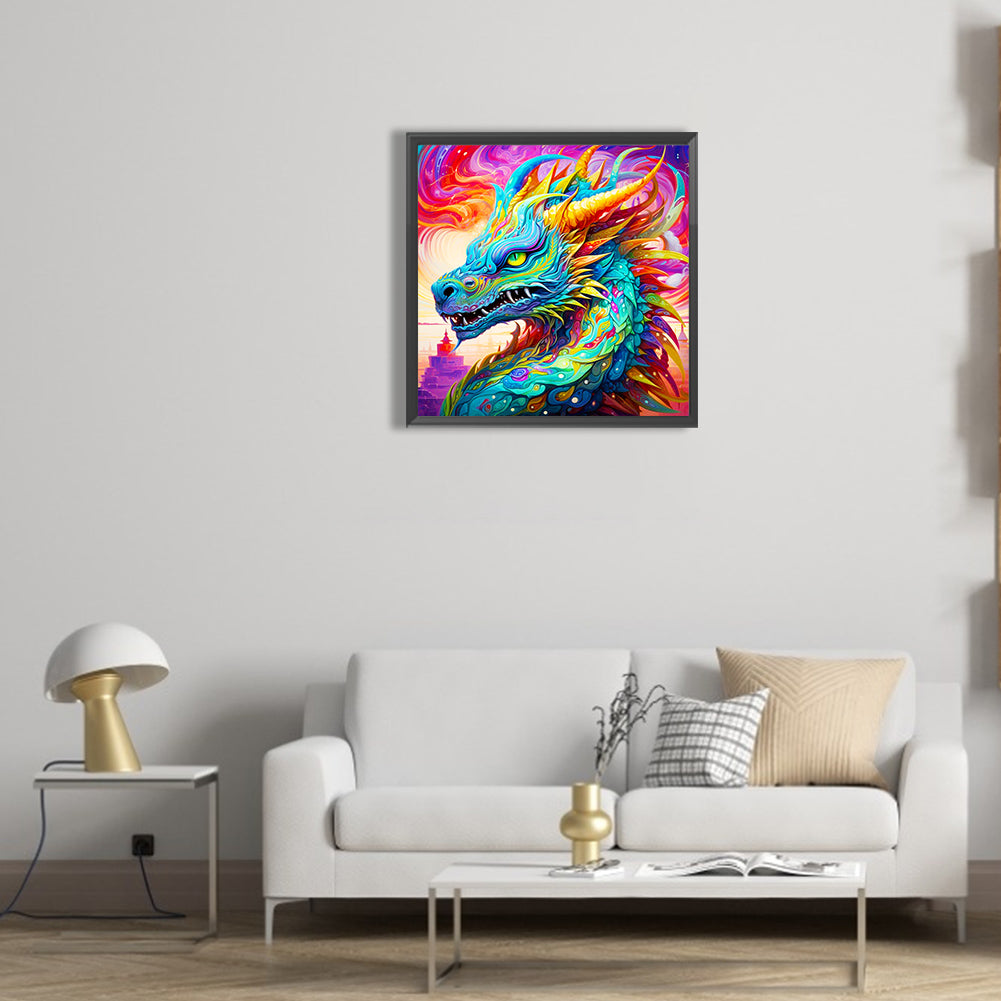 Dragon - Full Round Drill Diamond Painting 30*30CM