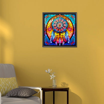 Glass Dream Catcher - Full Round Drill Diamond Painting 30*30CM