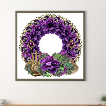 Garlands Of Various Colors - Full Round Drill Diamond Painting 30*30CM