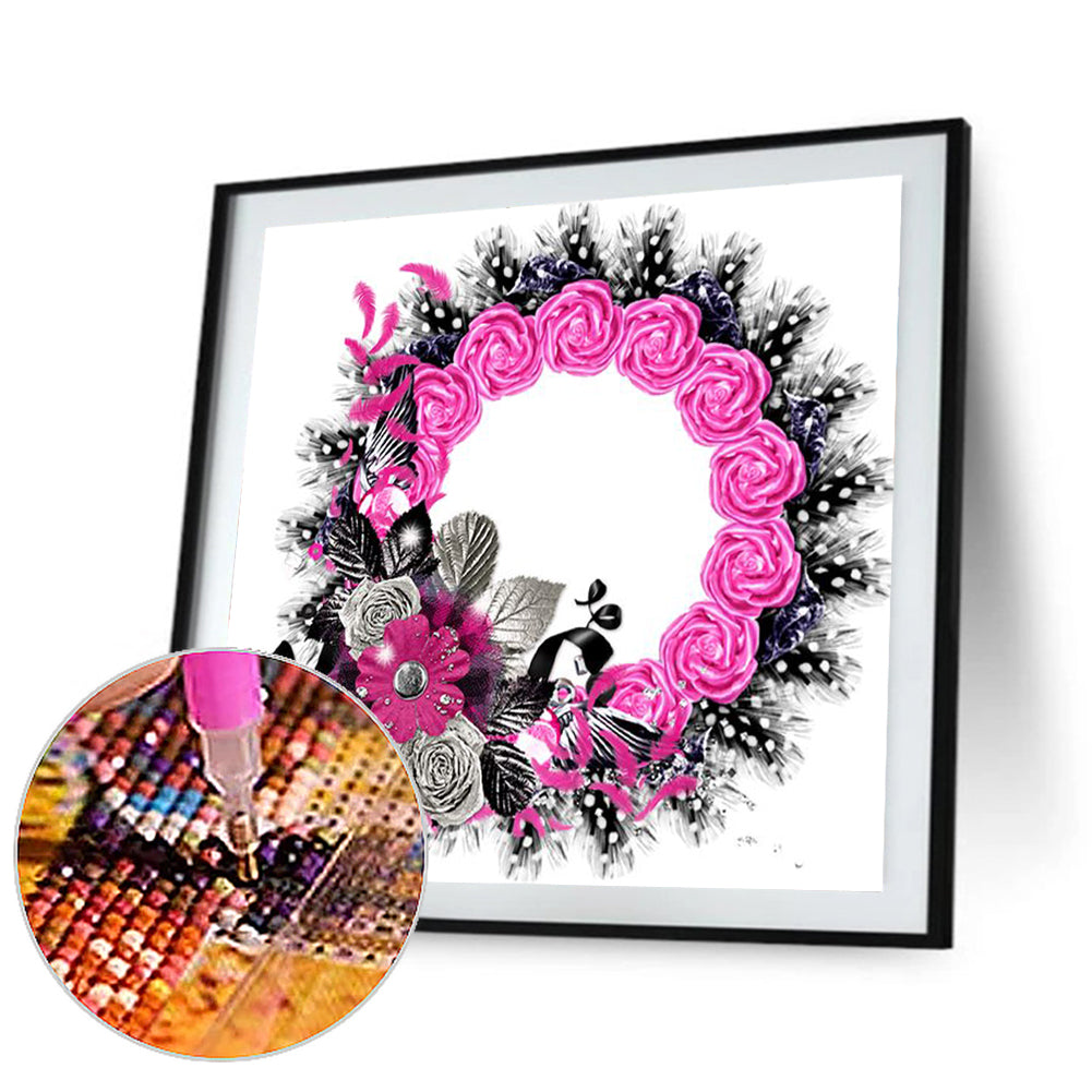 Garlands Of Various Colors - Full Round Drill Diamond Painting 30*30CM