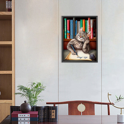 Kitten - Full Round Drill Diamond Painting 30*40CM