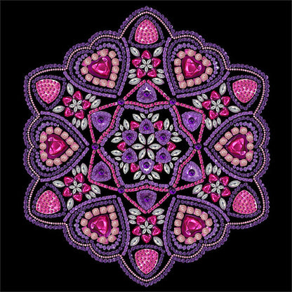 Mandala - Special Shaped Drill Diamond Painting 30*30CM