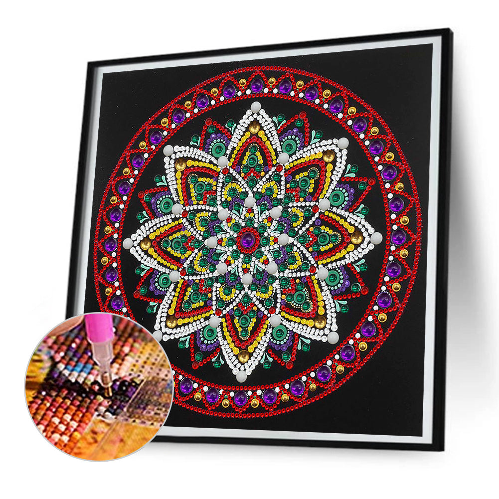 Mandala - Special Shaped Drill Diamond Painting 30*30CM