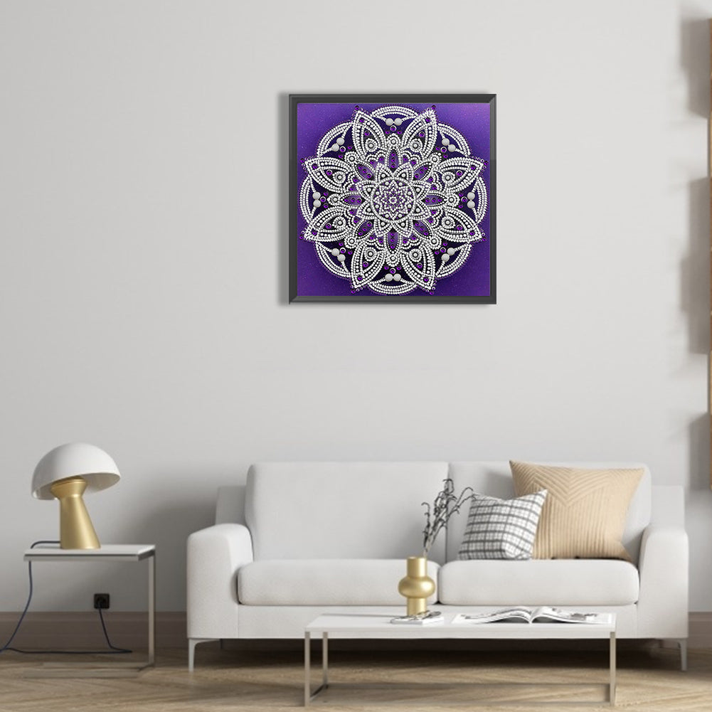 Mandala - Special Shaped Drill Diamond Painting 30*30CM