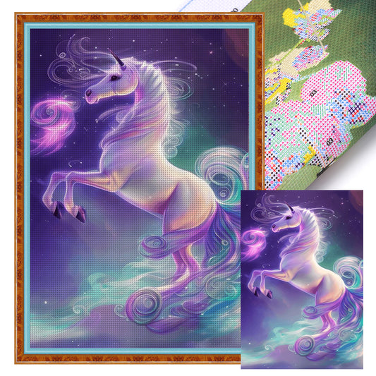 Unicorn - 11CT Stamped Cross Stitch 40*60CM