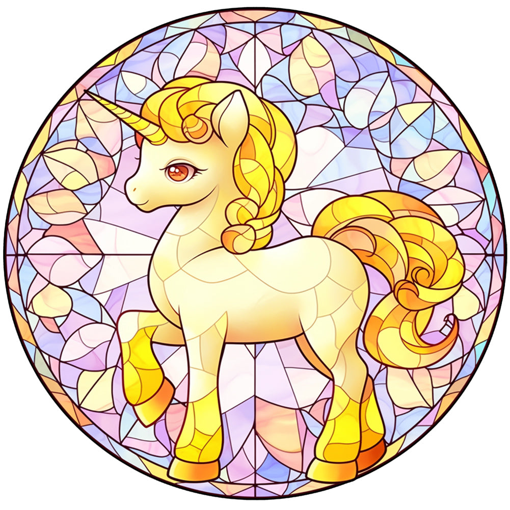 My Little Pony Glass Painting - Full Round Drill Diamond Painting 30*30CM