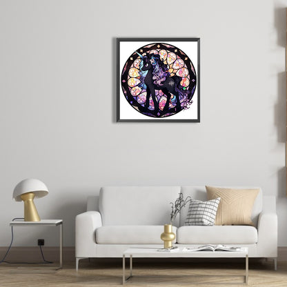 My Little Pony Glass Painting - Full Round Drill Diamond Painting 30*30CM