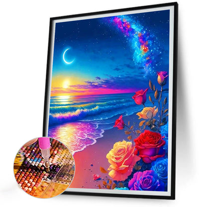 Dream Beach - Full Round Drill Diamond Painting 30*40CM