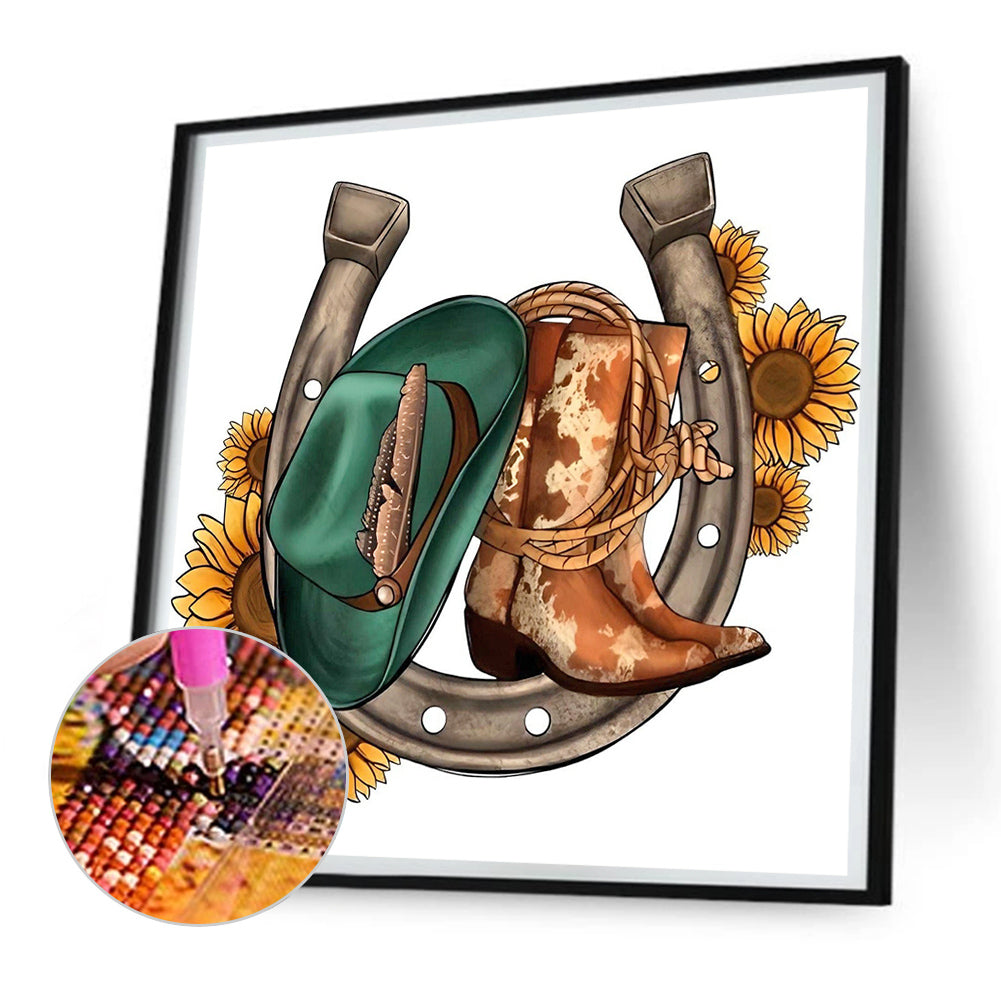 Boots - Full Round Drill Diamond Painting 30*30CM