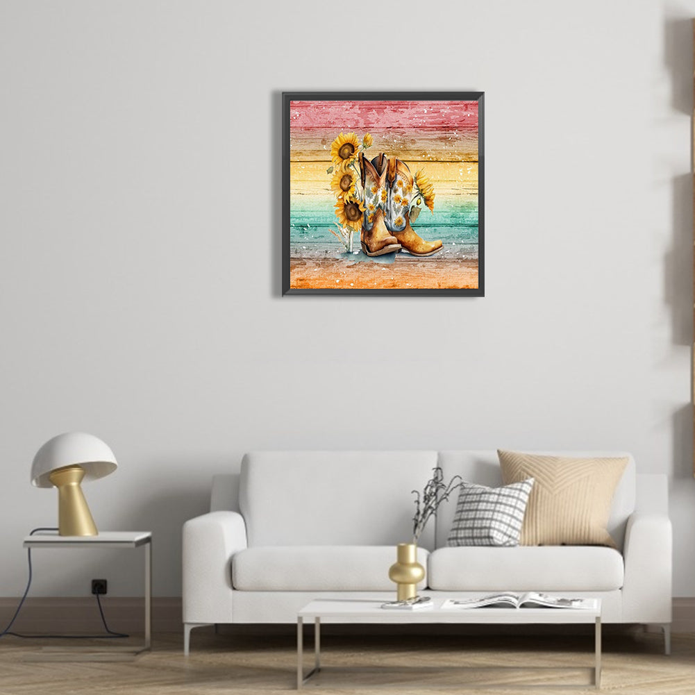 Boots - Full Round Drill Diamond Painting 30*30CM