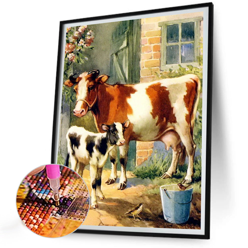 The Cow - Full Round Drill Diamond Painting 30*40CM