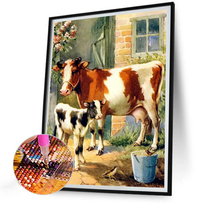 The Cow - Full Round Drill Diamond Painting 30*40CM