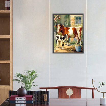 The Cow - Full Round Drill Diamond Painting 30*40CM