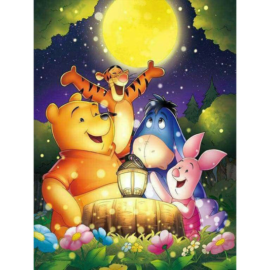 Winnie The Pooh And His Friends - Full Round Drill Diamond Painting 30*40CM
