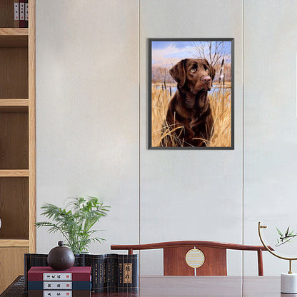 Lawn Puppy - Full Round Drill Diamond Painting 30*40CM
