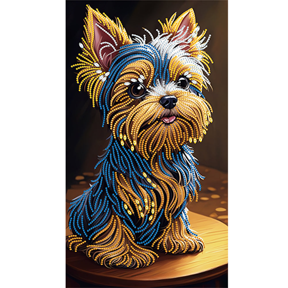 Yorkshire Terrier - Special Shaped Drill Diamond Painting 30*50CM