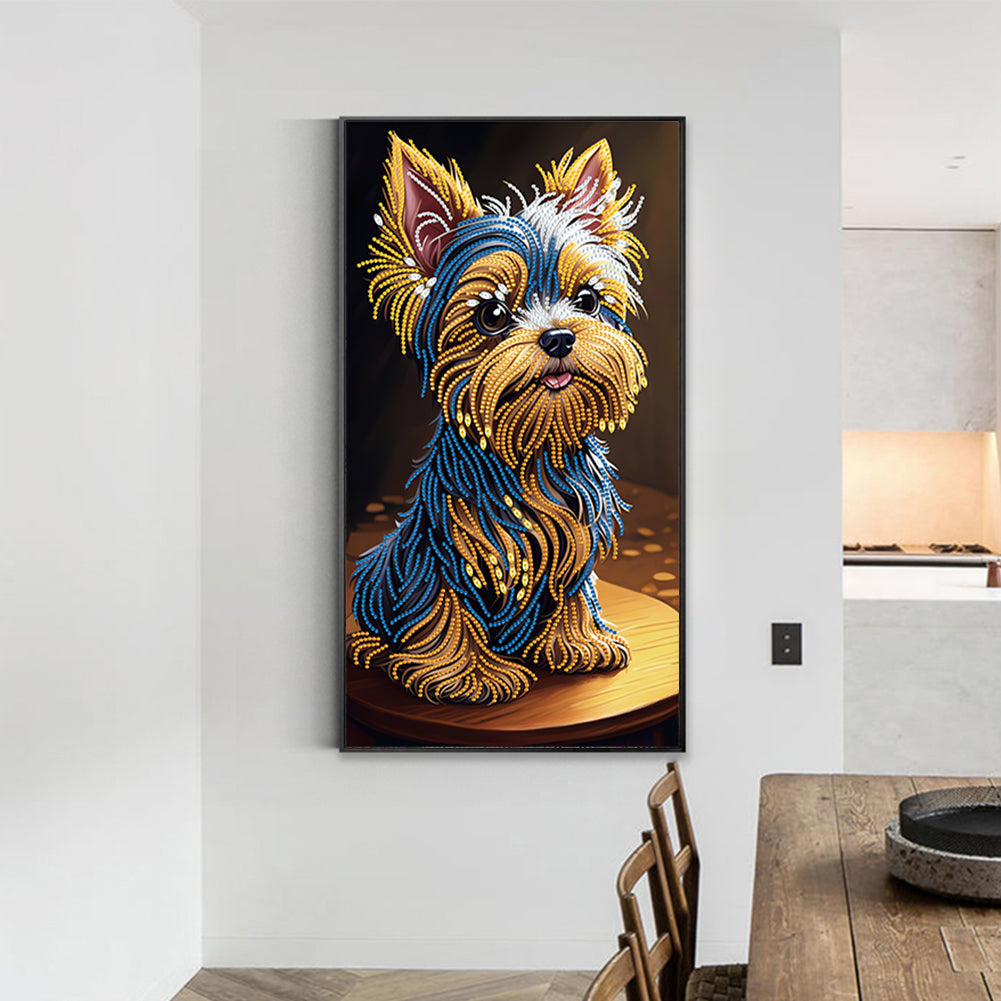 Yorkshire Terrier - Special Shaped Drill Diamond Painting 30*50CM