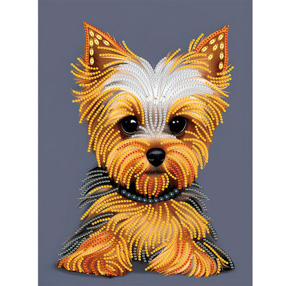 Yorkshire Terrier - Special Shaped Drill Diamond Painting 30*40CM