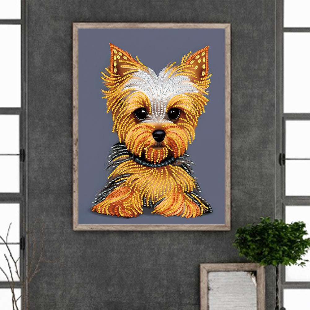 Yorkshire Terrier - Special Shaped Drill Diamond Painting 30*40CM