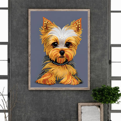 Yorkshire Terrier - Special Shaped Drill Diamond Painting 30*40CM