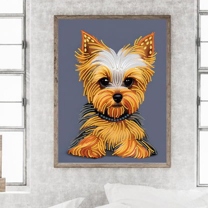 Yorkshire Terrier - Special Shaped Drill Diamond Painting 30*40CM
