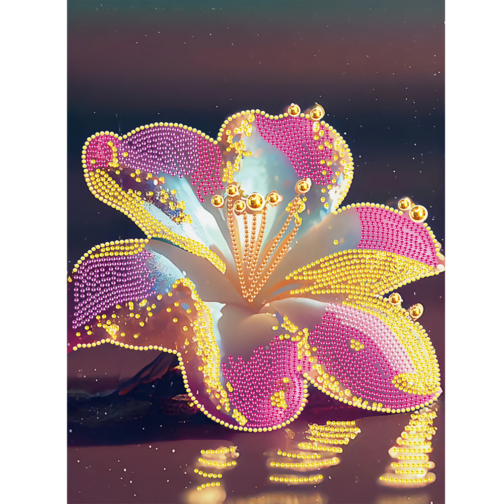 Flowers And Plants - Special Shaped Drill Diamond Painting 30*40CM