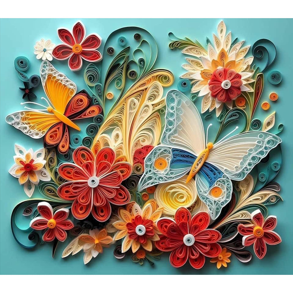 Relief 3D - Full Round Drill Diamond Painting 40*35CM
