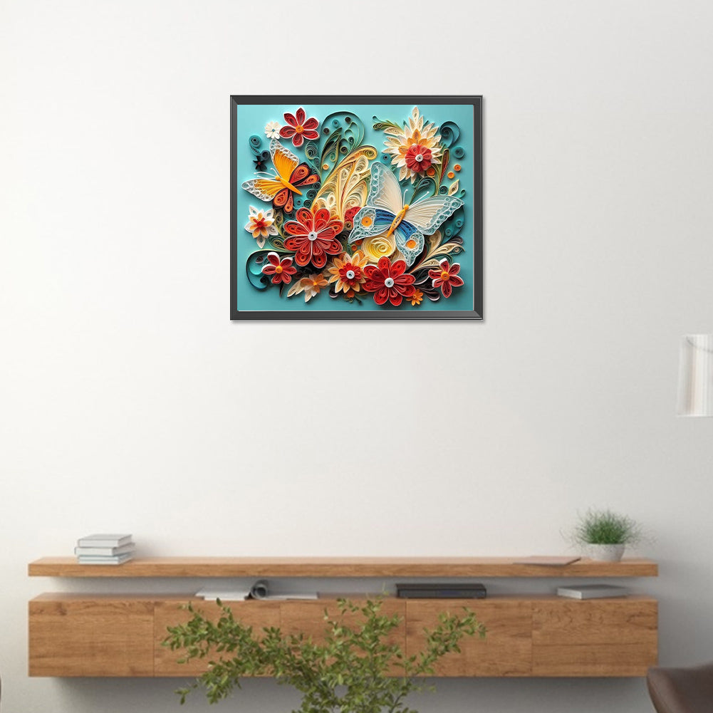 Relief 3D - Full Round Drill Diamond Painting 40*35CM