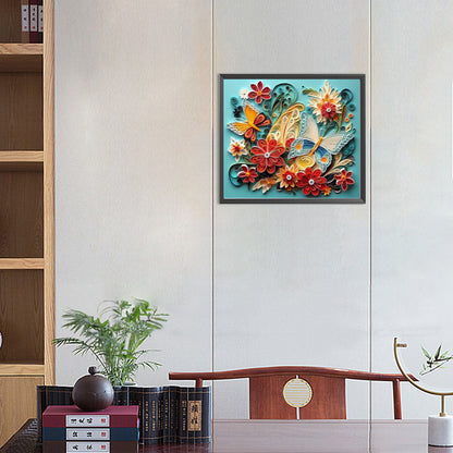 Relief 3D - Full Round Drill Diamond Painting 40*35CM