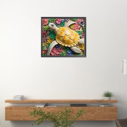 Relief 3D - Full Round Drill Diamond Painting 40*35CM