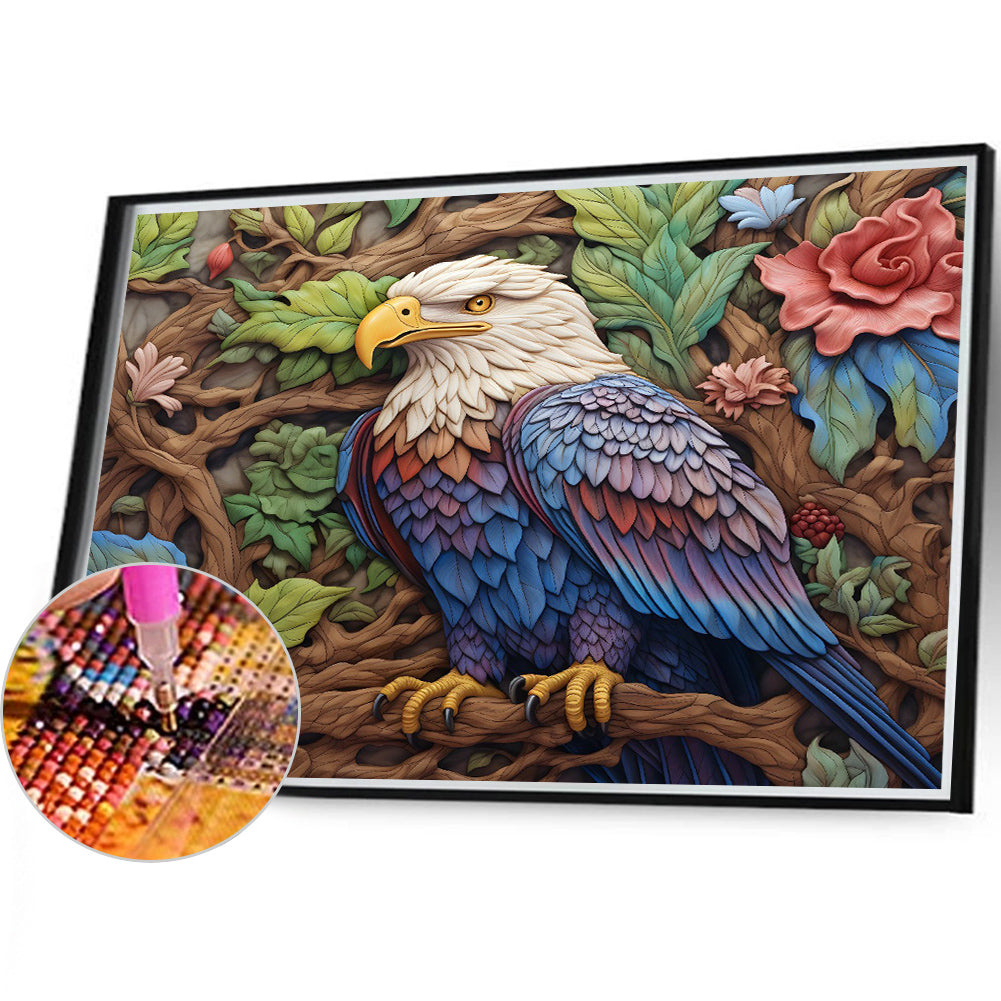 Relief 3D - Full Round Drill Diamond Painting 40*35CM