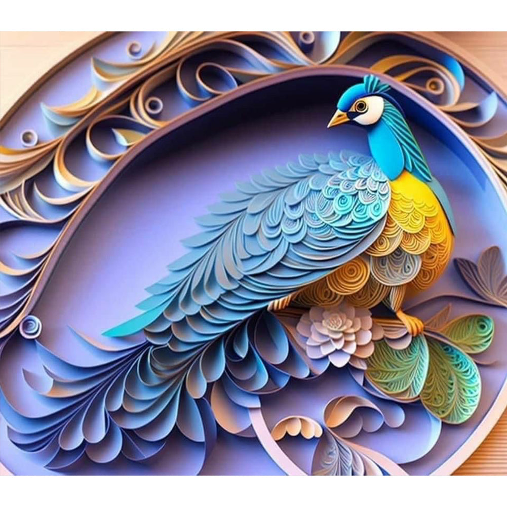 Relief 3D - Full Round Drill Diamond Painting 40*35CM
