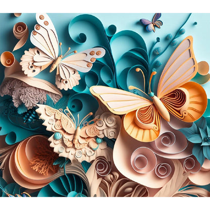 Relief 3D - Full Round Drill Diamond Painting 40*35CM