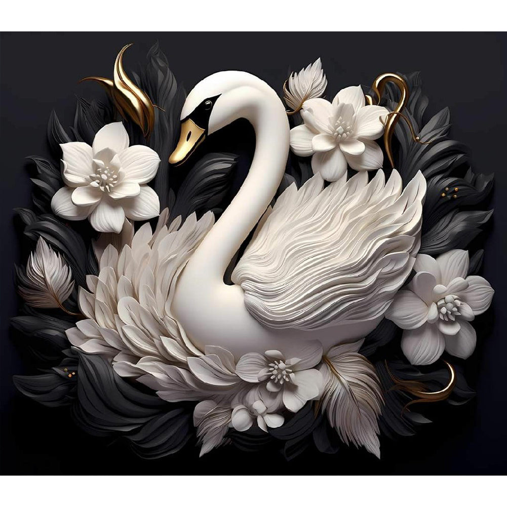 Relief 3D - Full Round Drill Diamond Painting 40*35CM