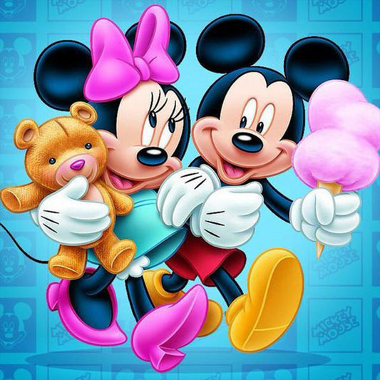 Disney Mickey Mouse - Full Round Drill Diamond Painting 30*30CM