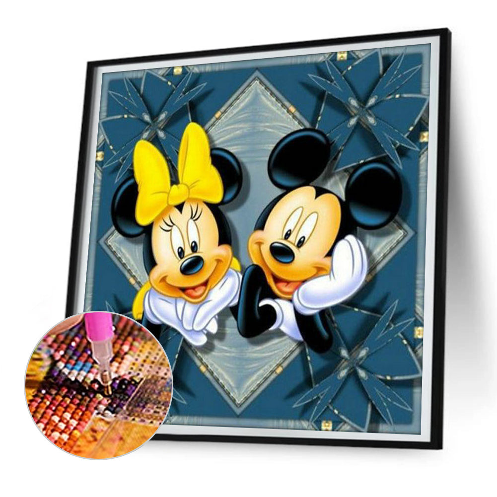 Disney Mickey Mouse - Full Round Drill Diamond Painting 30*30CM