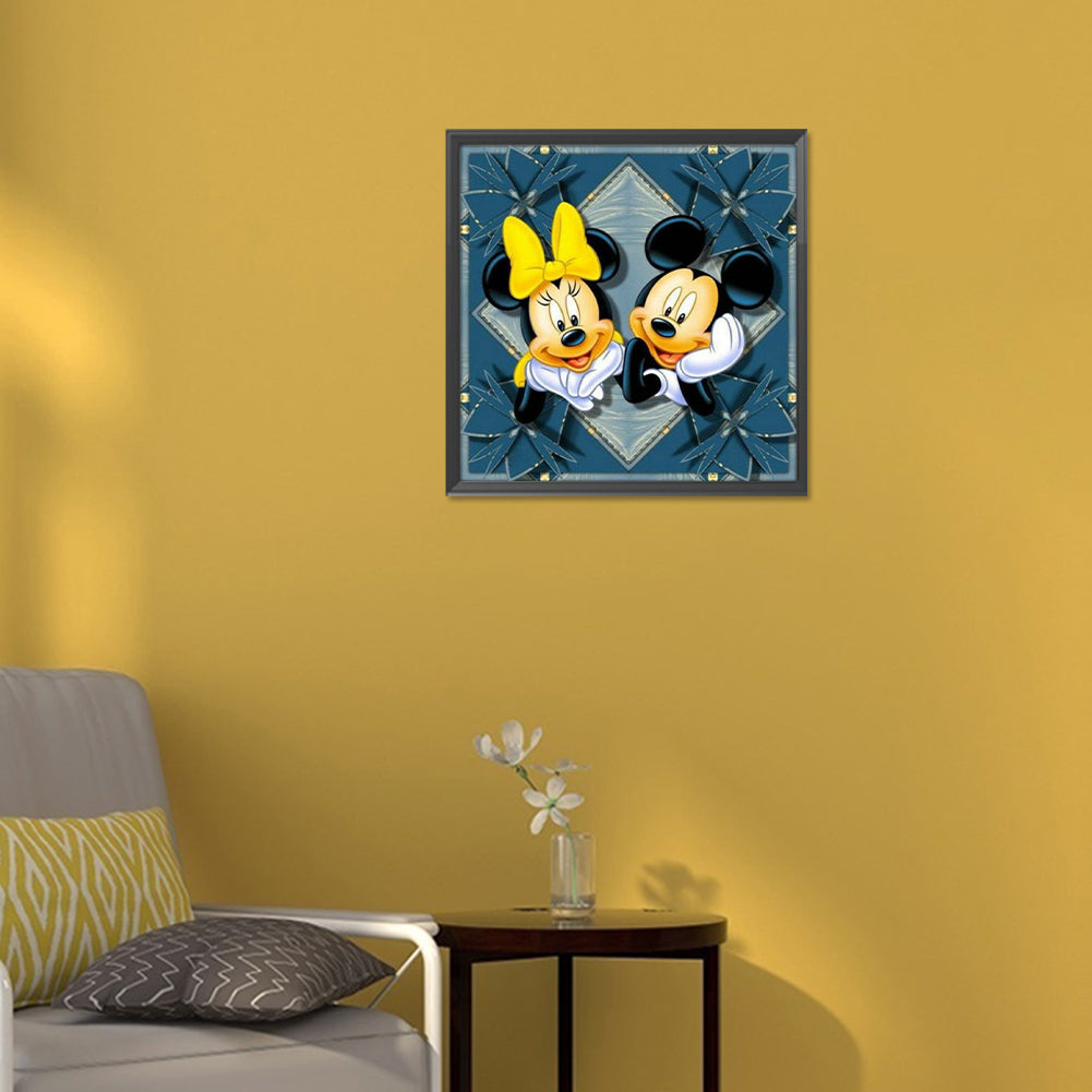 Disney Mickey Mouse - Full Round Drill Diamond Painting 30*30CM