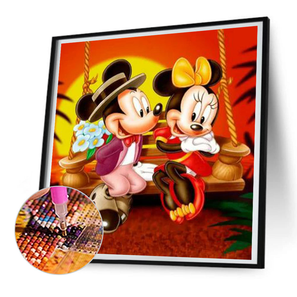 Disney Mickey Mouse - Full Round Drill Diamond Painting 30*30CM