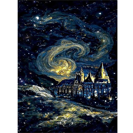 Night Starry Sky - Full Round Drill Diamond Painting 30*40CM