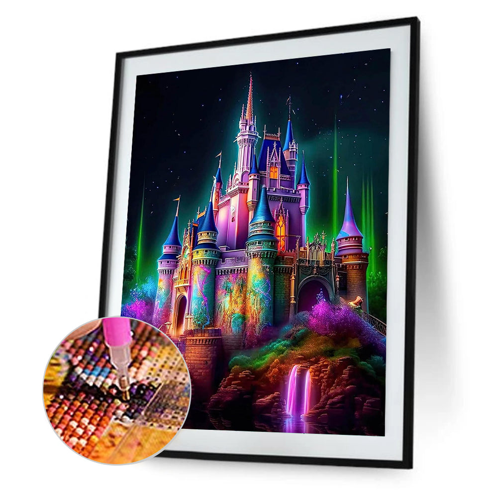 Castle - Full Round Drill Diamond Painting 30*40CM