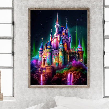 Castle - Full Round Drill Diamond Painting 30*40CM