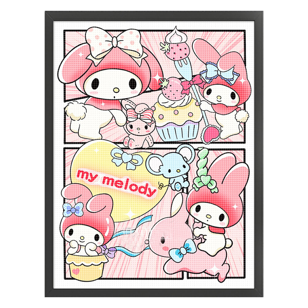Melody - 11CT Stamped Cross Stitch 50*68CM